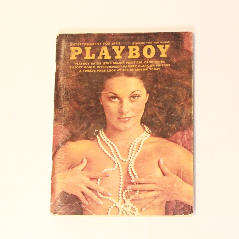 Vintage Playboy November 1970 Adult Art Home Memorabilia 70's